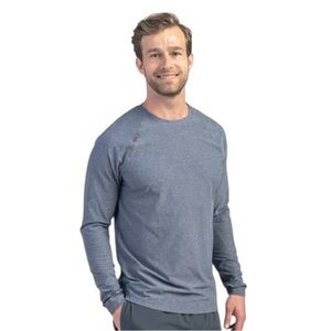 Rhone - M23 Reign Outdoor Activewear Long Sleeve Shirt Blue Men’s Sz L